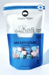 Happy Hippo Shark Attack Mini Bubble Bombs