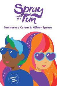 FunWorld Glitter Silver Temporary Color Hair Spray